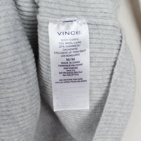 NWT VINCE V-Neck Wool Blend Sweater– Casual Chic for Work or Weekend - Picture 10 of 11